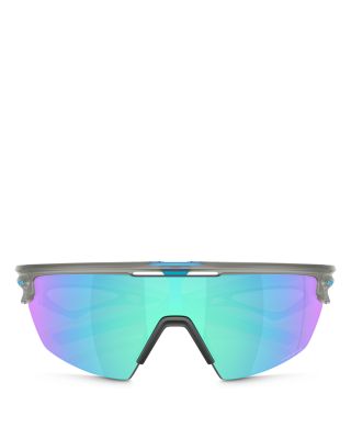 Sphaera Rectangle Shield Sunglasses, 136mm