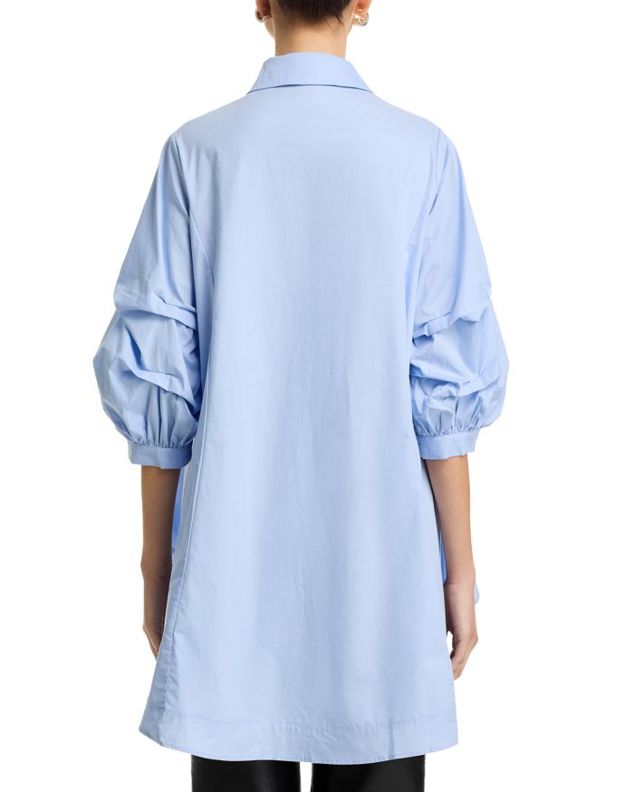 Beaded Puffed Sleeve Top