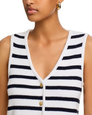 Striped Sweater Vest - Exclusive