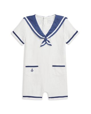 Ralph Lauren - Boys' Linen Sailor Shortall - Baby