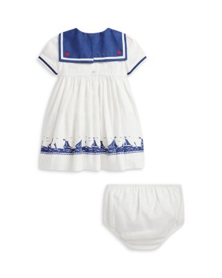 Girls' Linen Sailor Dress & Bloomer - Baby