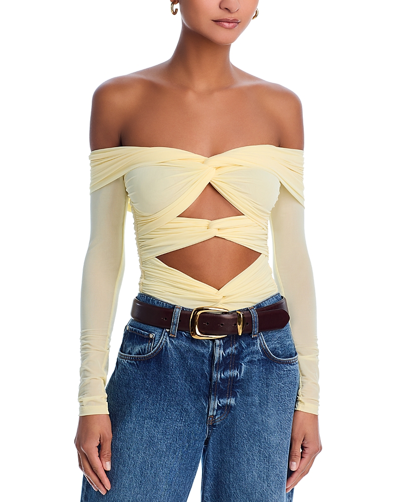 Ronny Kobo Fitz Cutout Bodysuit - Exclusive