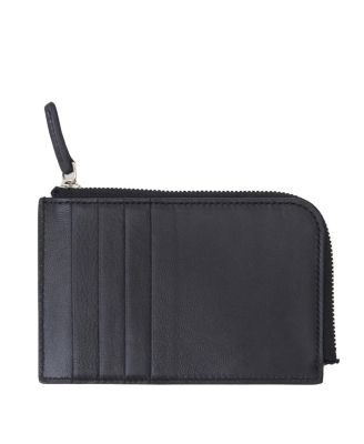  Italian Leather Piccolo Zip-Around Card Wallet