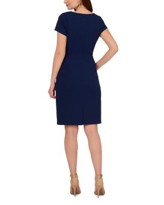 Pleated Sheath Dress