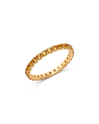 Bloomingdale's Fine Collection - Gemstone Stackable Eternity Ring in 14K Yellow Gold