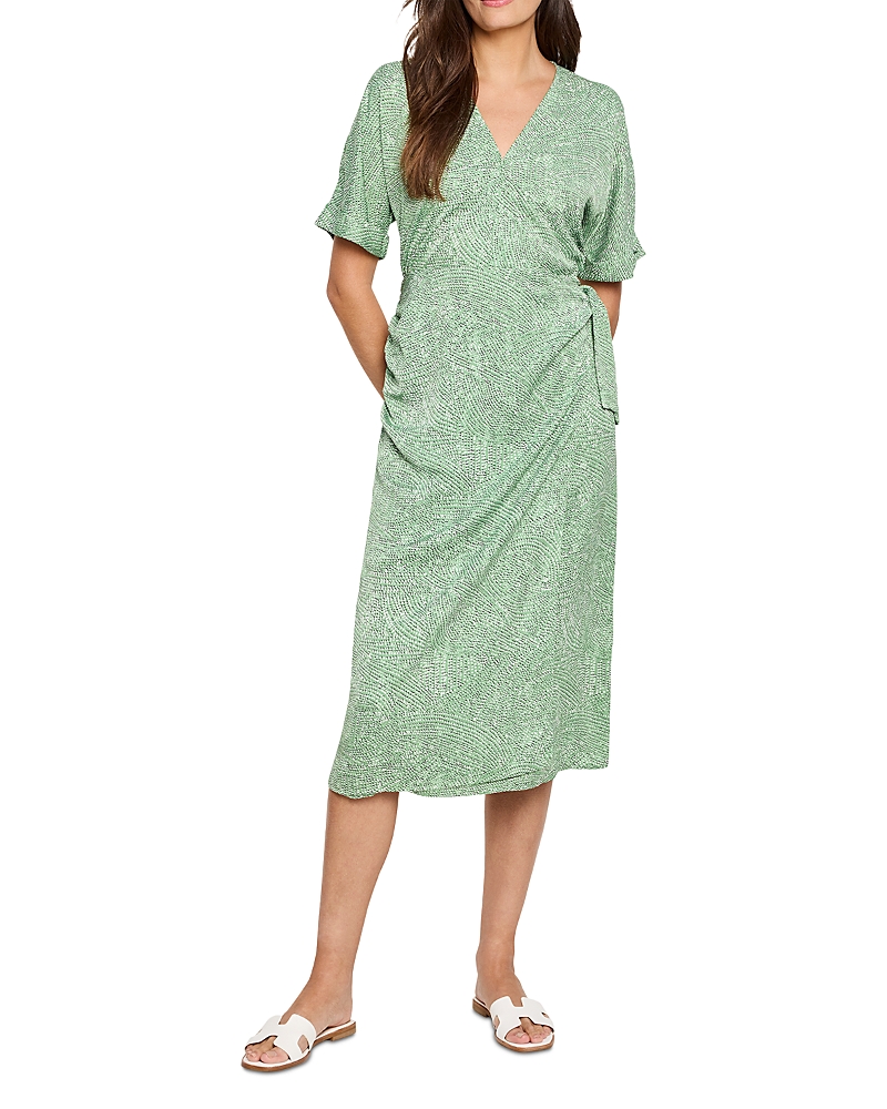 Nic+Zoe Swirling Sands Wren Wrap Dress