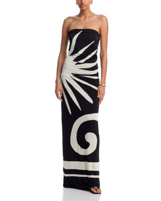 Cala de la Cruz - Daphne Printed Tube Dress - Exclusive