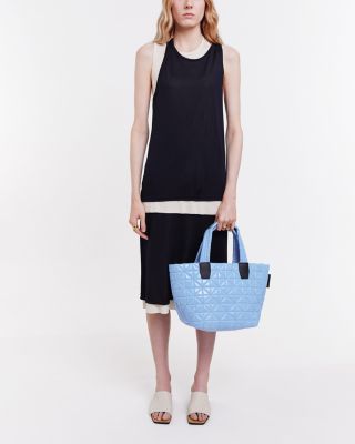 Vee Small Vinyl Tote
