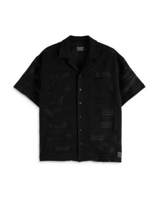 Scotch & Soda - Short Sleeve Crochet Camp Shirt