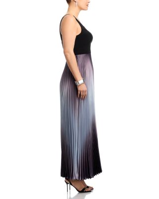 Pleated Shimmer Gown - Exclusive