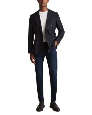 Bleaker Skinny Fit Jeans in Washed Dark Indigo