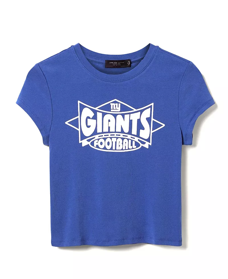 Junk Food Clothing Women's Nfl New York Giants Baby Tee