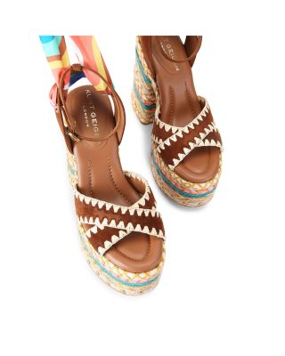 Women's Chelsea Scarf Platform Sandals