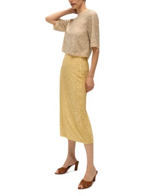 Allora Embellished Midi Skirt