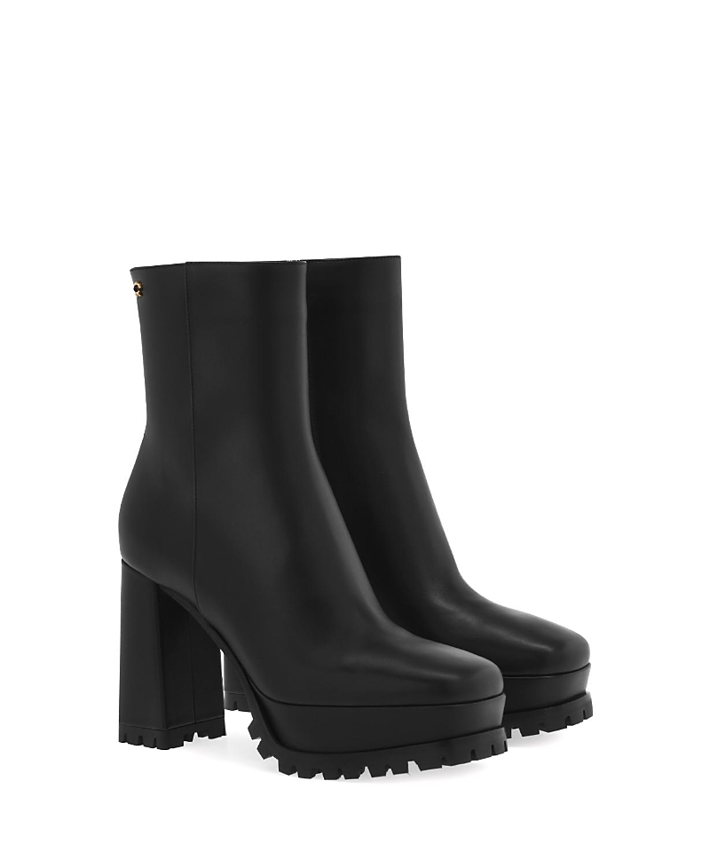 Gianvito Rossi Women's Harlem Biker Boot In Black Leather
