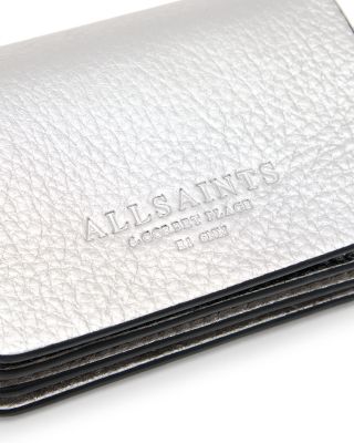 Honore Grained Card Holder Crossbody