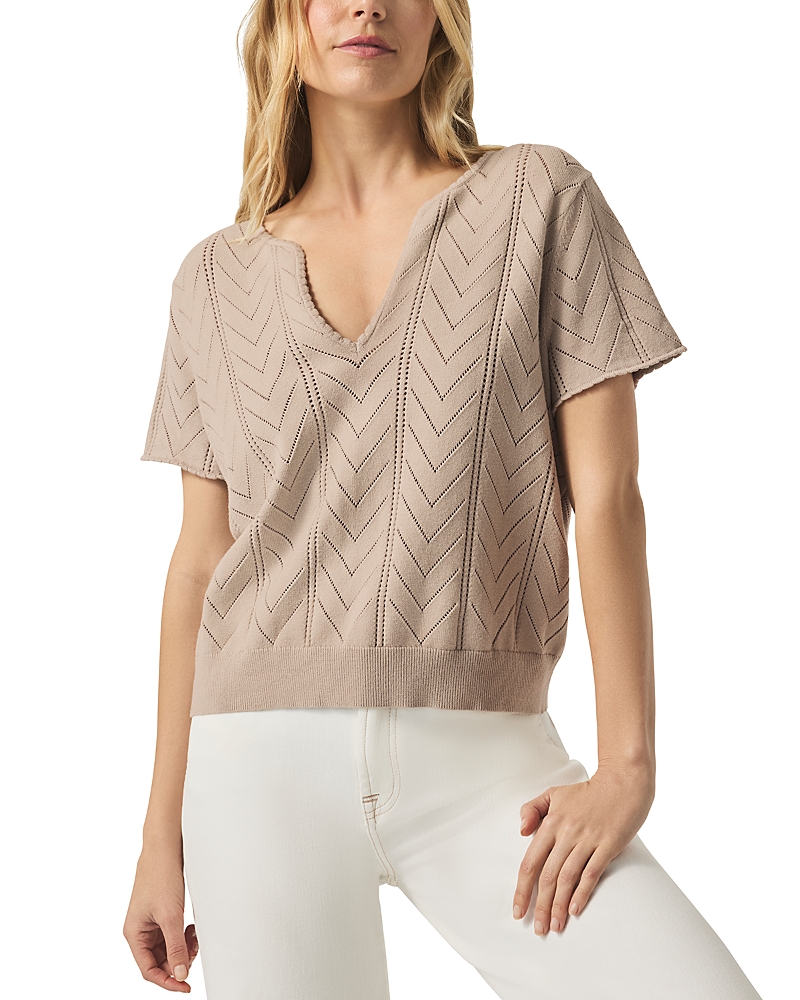 Splendid Sabrina Pointelle Sweater