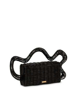 Elsa Rattan Clutch