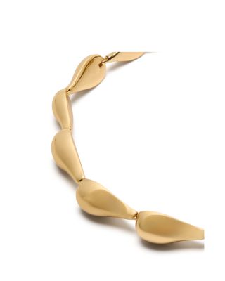 Molten Flex Bracelet in Gold Tone