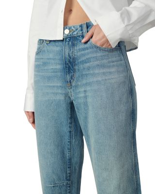 The Wilder High Rise Relaxed Barrel Jeans in Sincere