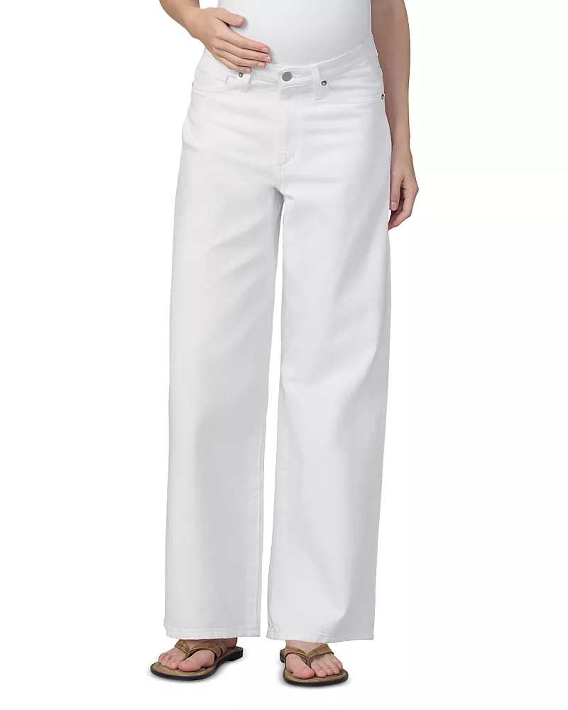 Joe's Jeans The Ryan Maternity Wide Leg Jeans in White