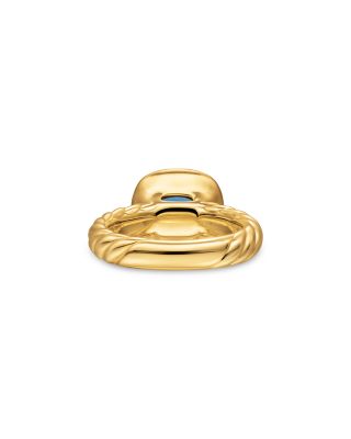 DY Mercer Stone Ring in 18K Yellow Gold with Gemstone, 10mm