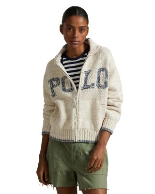 Ralph Lauren - Logo Shawl Collar Full Zip Cardigan