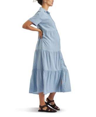 Macy Longline Linen Dress