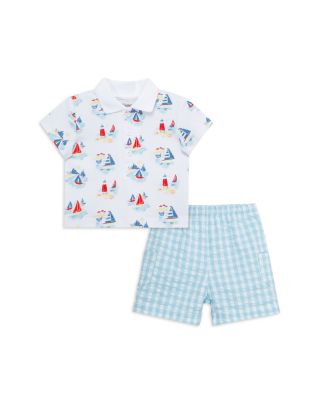 Little Me - Boys' Breezy Polo Shirt & Shorts Set - Baby