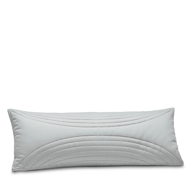 Boll & Branch Signature Quilted Arch Decorative Lumbar Pillow With Insert In Shore