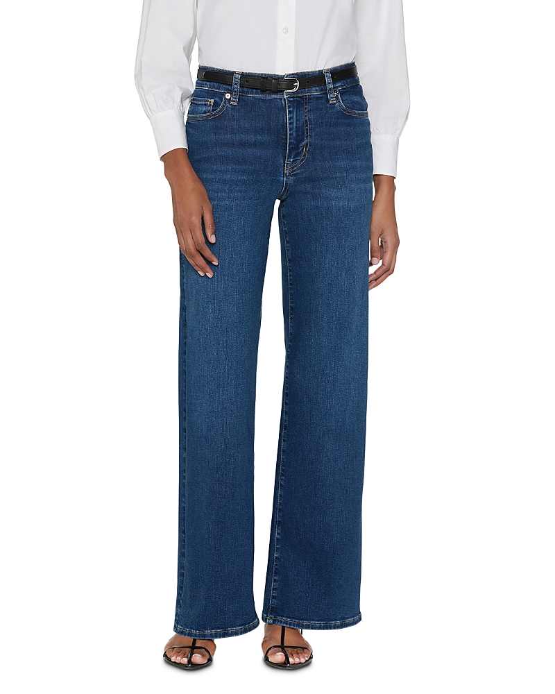 Frame Le Slim Palazzo High Rise Wide-leg Jean In Femma In Multi