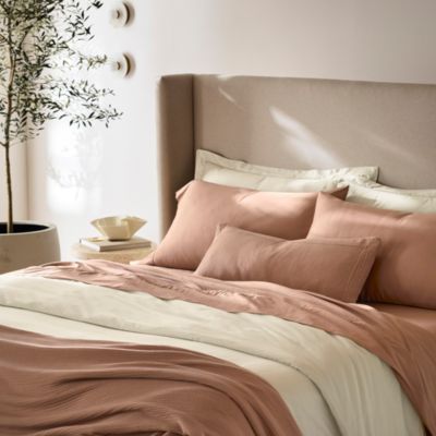 Signature Organic Cotton Hemmed Duvet Set, King/California King