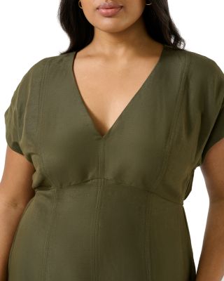 Aubrey V Neck Midi Dress