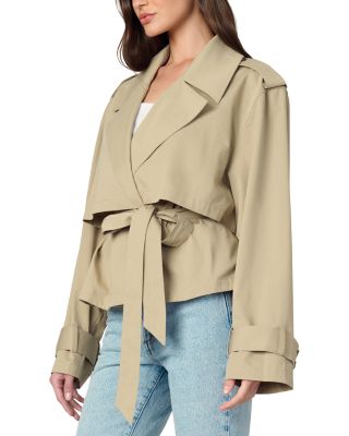 The Liz Cropped Trench Coat