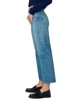 The Margot High Rise Crop Straight Leg Jeans in Metaphor