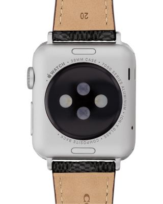 Apple Watch&reg; Black Signature Canvas Strap, 38/40/41mm