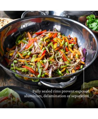 NanoBond&amp;reg; Molecular Titanium 7.5qt 14&amp;quot; Wok with Dome Lid