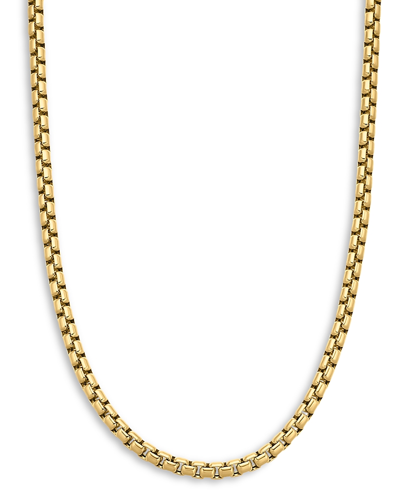David Yurman Men's Box Chain Necklace in 18K Yellow Gold, 22