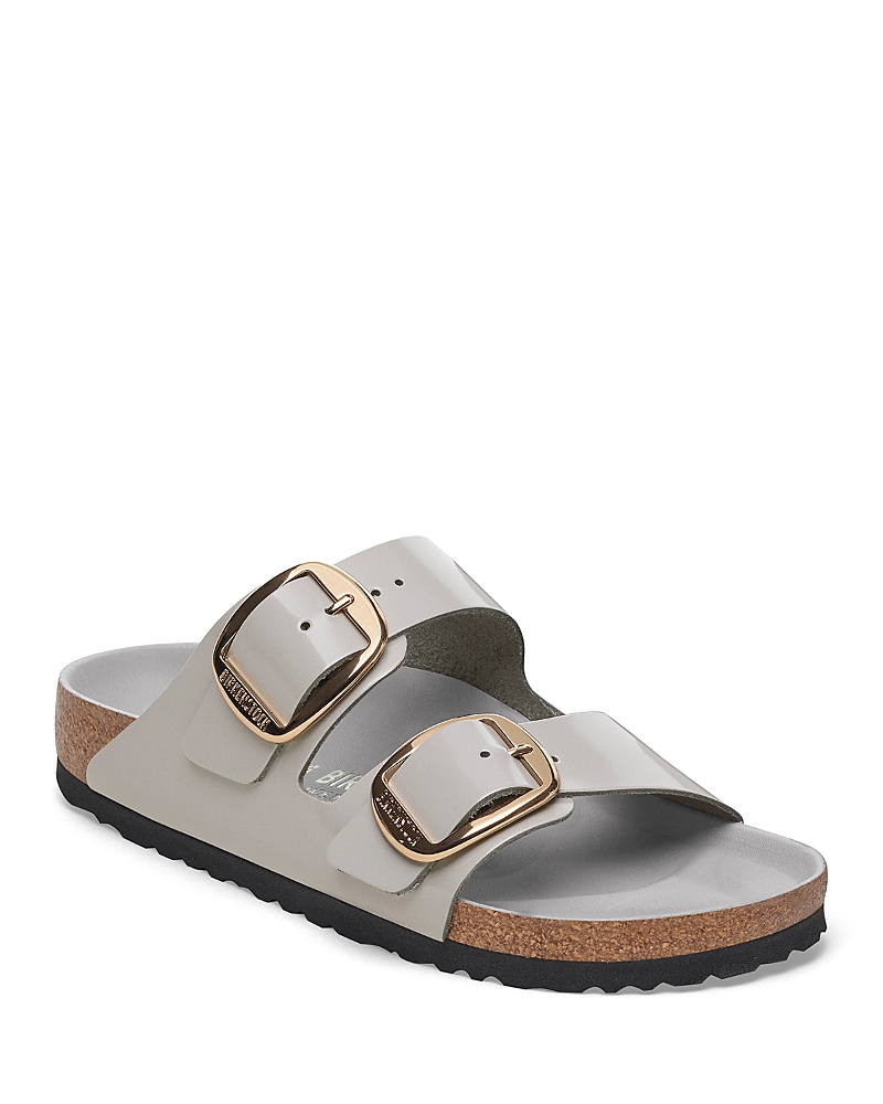 Birkenstock Arizona Big Buckle High Shine Sandals Stone Coin