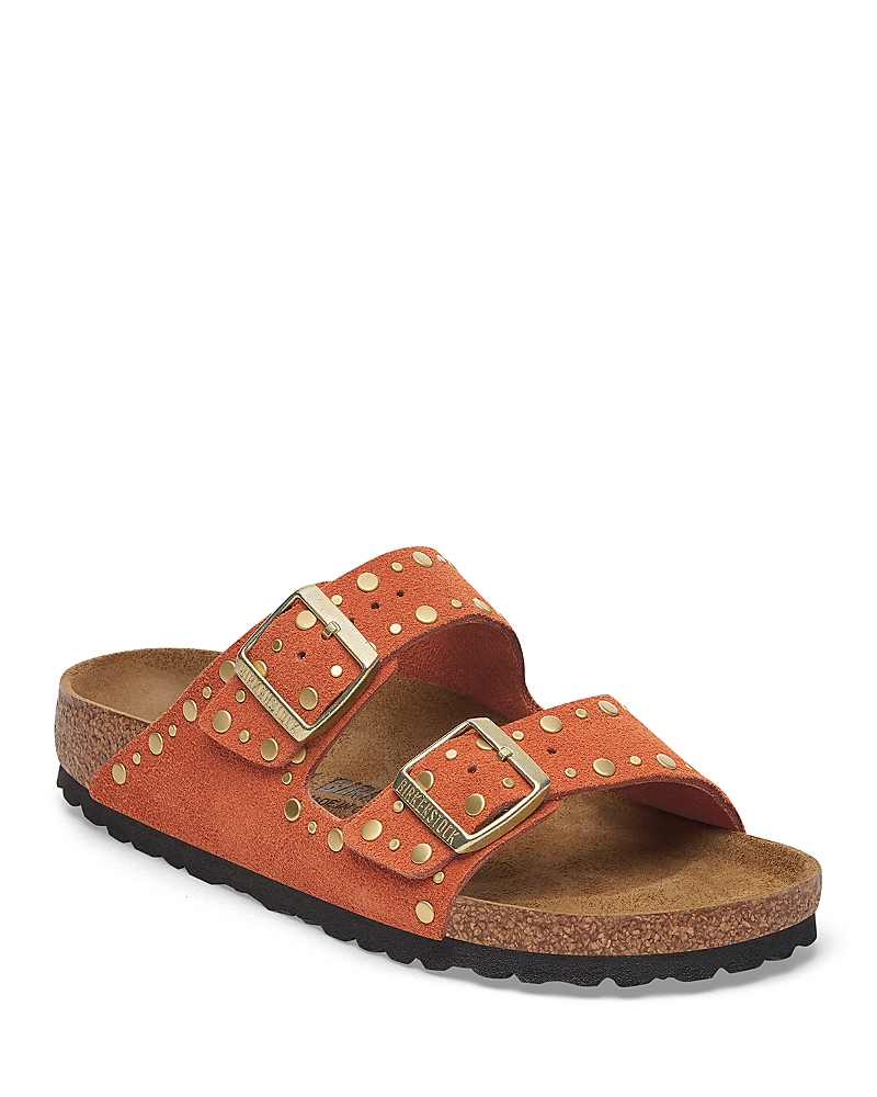Birkenstock Studded Suede Sandals Buckles