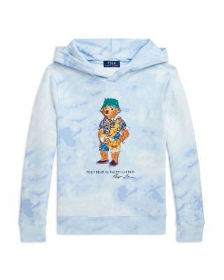 Polo Ralph Lauren - Boys' Polo Bear Cloud Print Terry Hoodie - Little Kid, Big Kid