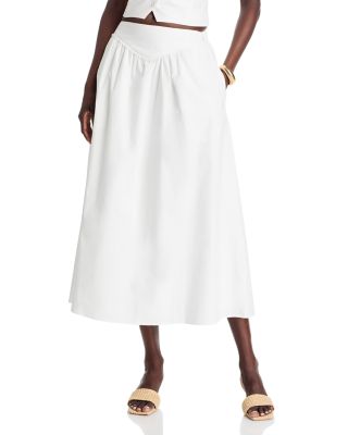 WAYF - Claire Drop Waist A Line Skirt