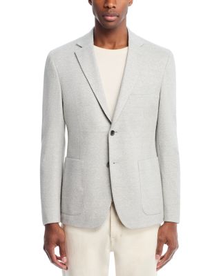 Cotton & Linen Jersey Regular Fit Unstructured Sport Coat - Exclusive