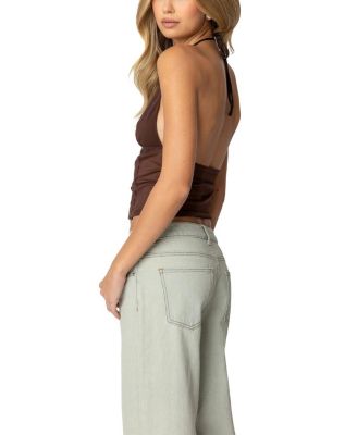 Lucie Lacey Mesh Halter Top