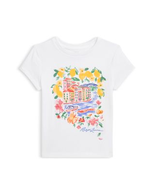 Polo Ralph Lauren - Girls' Cotton Jersey Graphic Tee - Little Kid, Big Kid