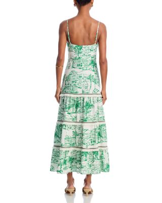 City Palm Scenic Print Dress - Exclusive