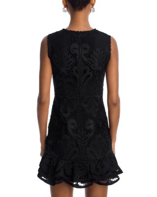 Lace Flounce Sleeveless Dress - Exclusive