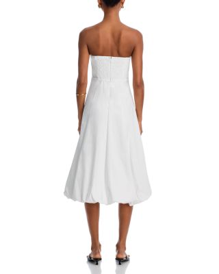 Strapless Midi Bubble Dress - Exclusive 