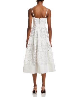 Eyelet Midi Dress - Exclusive