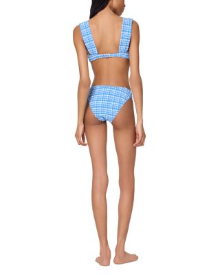 Check Underwire Bra Top